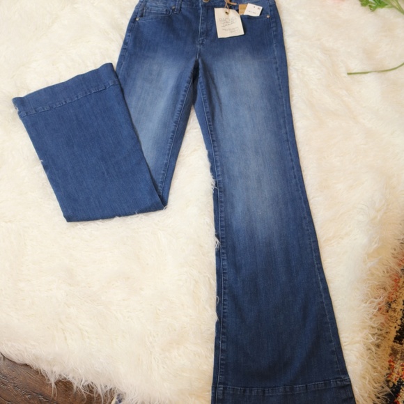 NWT RACHAEL Rachael Roy High Rise Flare Size 27 - Picture 4 of 7